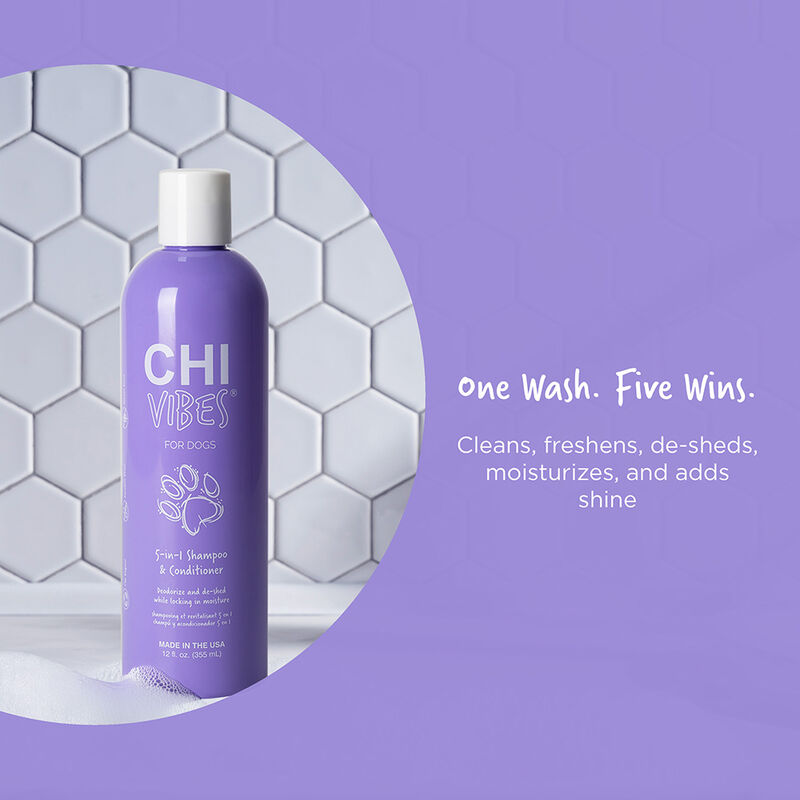 CHI Vibes For Dogs 5 in 1 Shampoo and Conditioner, , large image number null